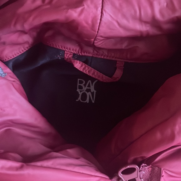 Bacon down jacket gorgeous red small - Picture 5 of 6